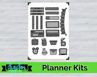 Digital Planner Kits - GREY