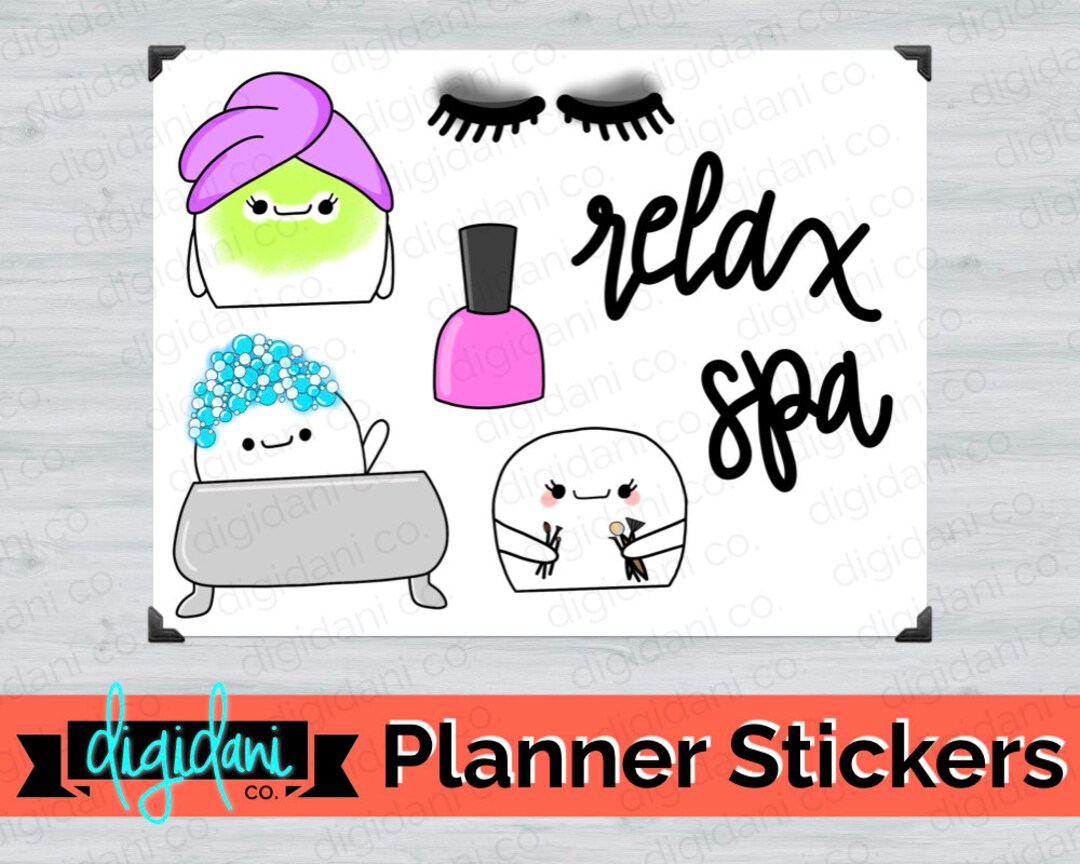 Digital Planner Sticker - SELF CARE - Etsy
