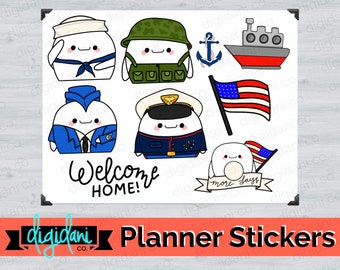 Digital Planner Sticker - ARMED FORCES