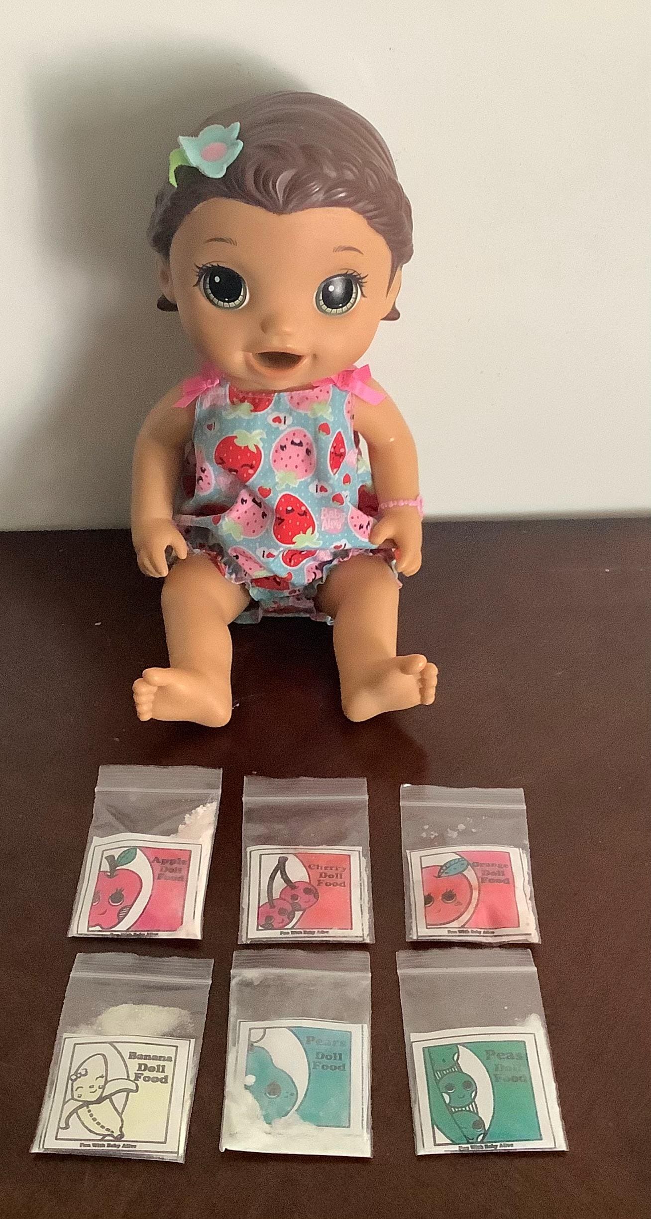 Baby alive snackin lily brunette sale