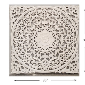 KASOLI Handcrafted Carved Wall Decor 3636 image 2