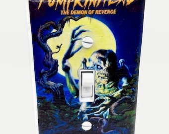 Pumpkinhead Demon of Revenge Light Switchplate, 80s Horror, Halloween Decor, Light Switch Cover, Horror Gift, Halloween Gift, Horror Icon