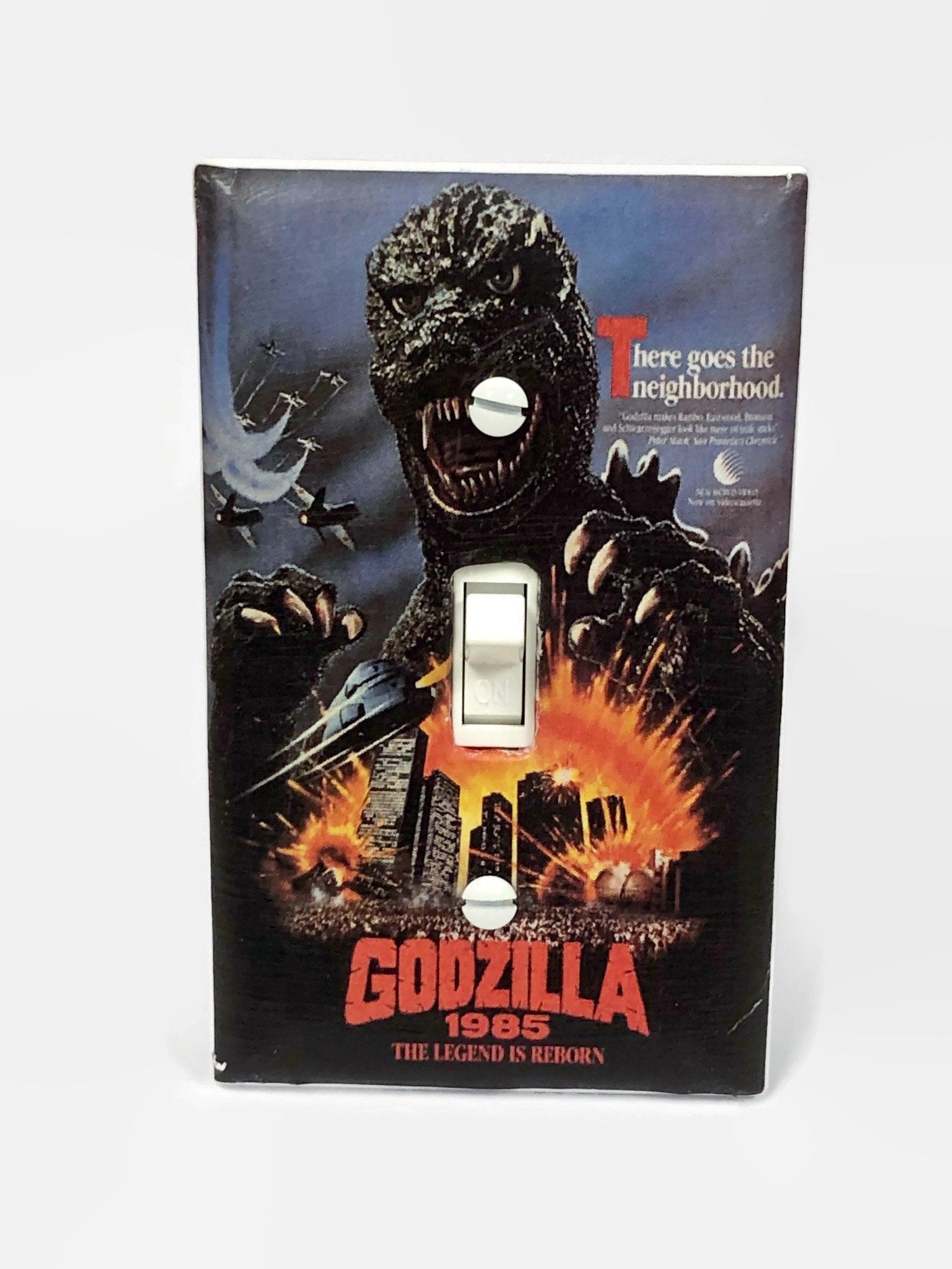 Godzilla 1985 Light Switchplate Monster 