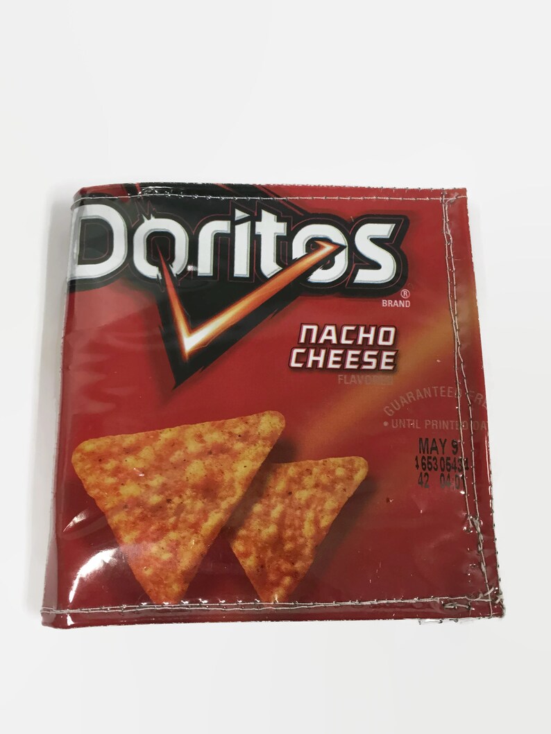 Recycled Doritos Wallet Nacho Cheese Eco Friendly Bifold Etsy