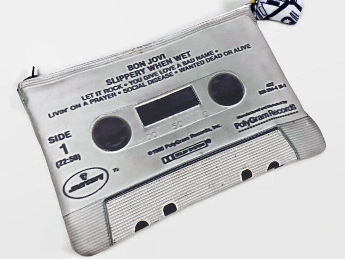 Retro Women Tape Cassettes Chain Strap Clutch Bag Handbag Crossbody Shoulder Bag