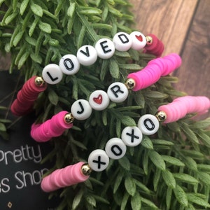 Stack of Valentine’s Day Bracelets - Bracelet Stack - Valentine’s Day Jewelry