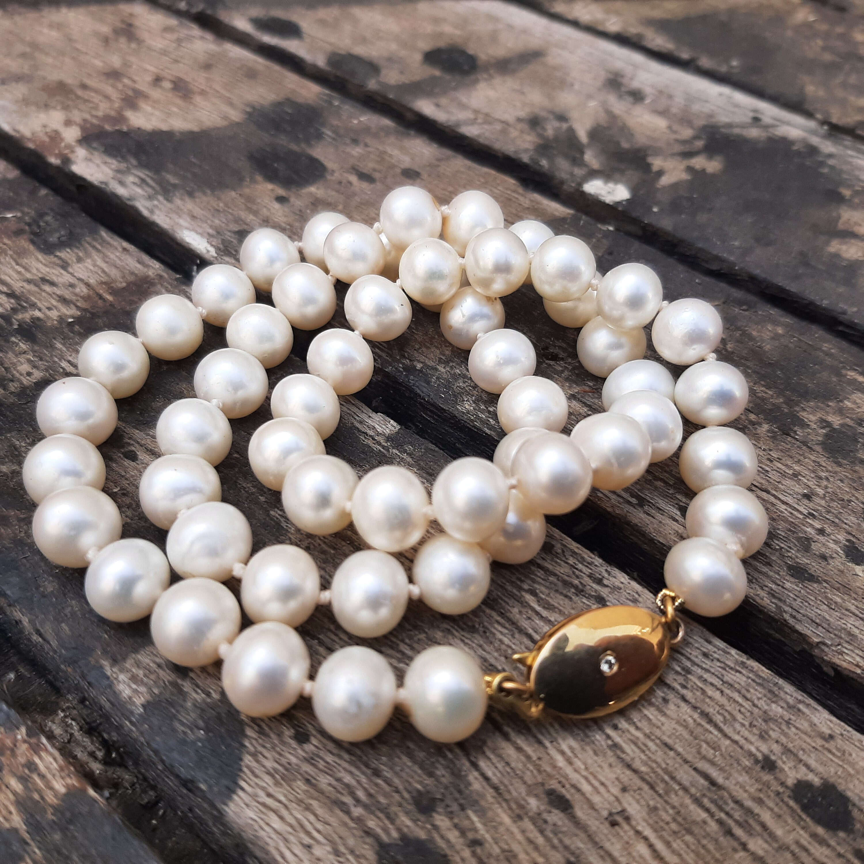 585 pearl necklace discount