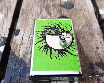Zippo Moon Slayer grünes DRACHENFEUERZEUG