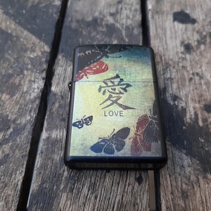 Zippo lighter vintage love 2006