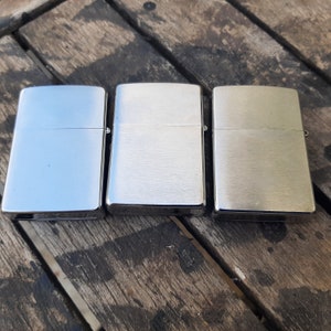 3 briquets Zippo vintage