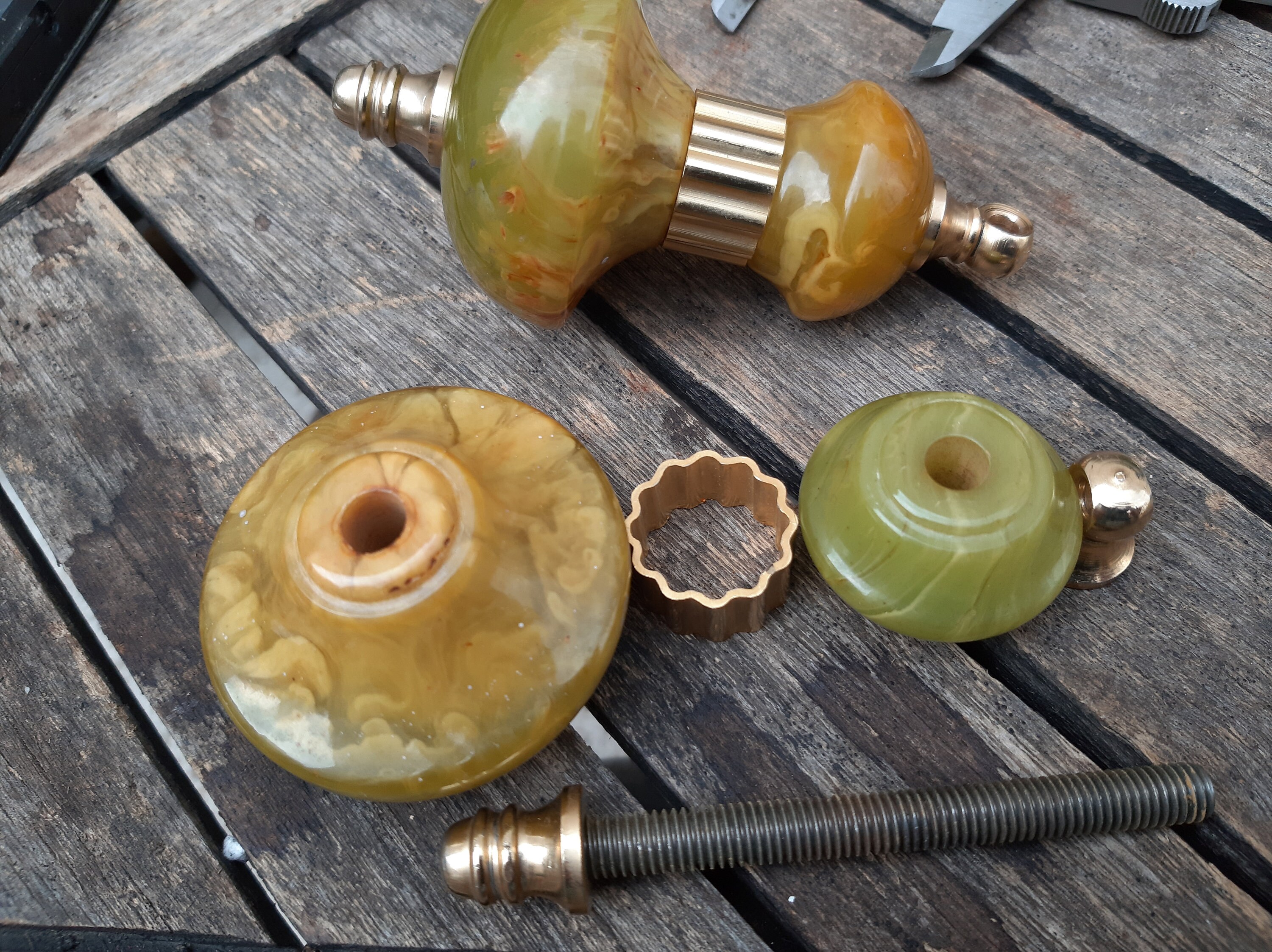 338g very old bakelite door handles Etsy