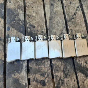6 Pièce de rechange interne mince pour zippo