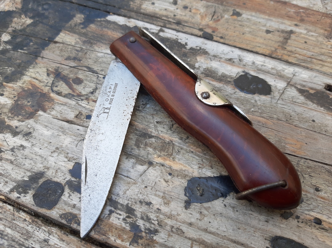 48 Grams Vintage OKAPI Folding Knives Made in Germany 1950's1960's. Etsy