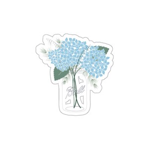 Mason Jar Flowers Sticker