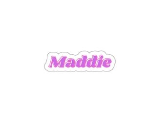 Personalized Name Sticker