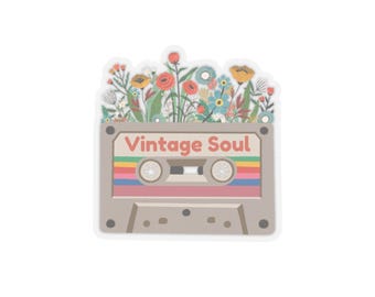Vintage Soul Cassette Tape Sticker