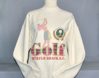 vintage golf pullover