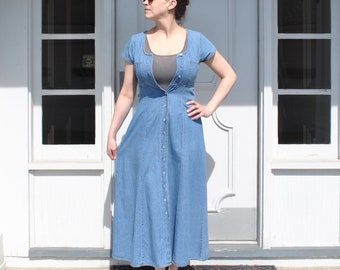 blue jean sundress