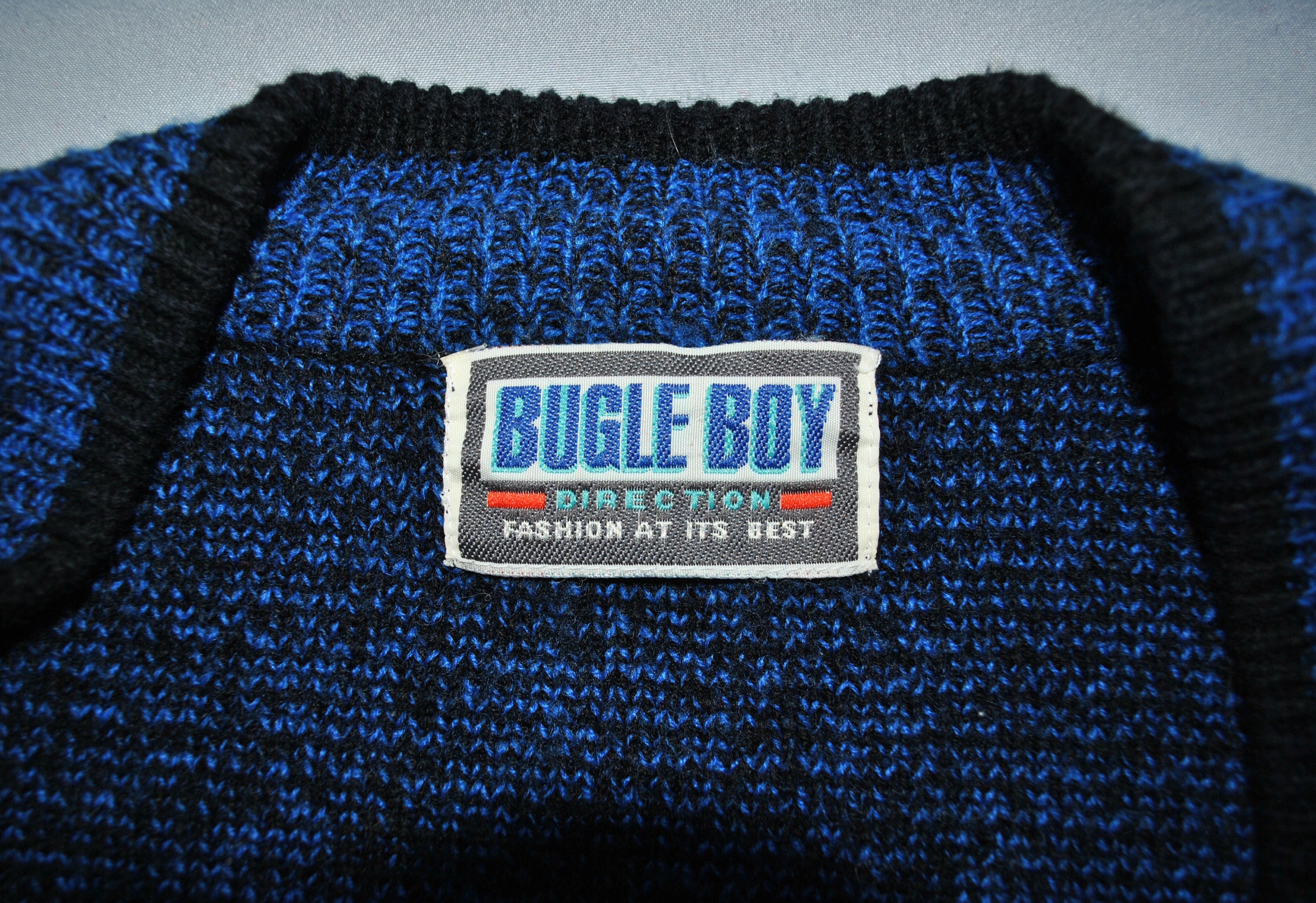 Vintage Bugle Boy Sweater Kids Size Large Preppy Retro Etsy