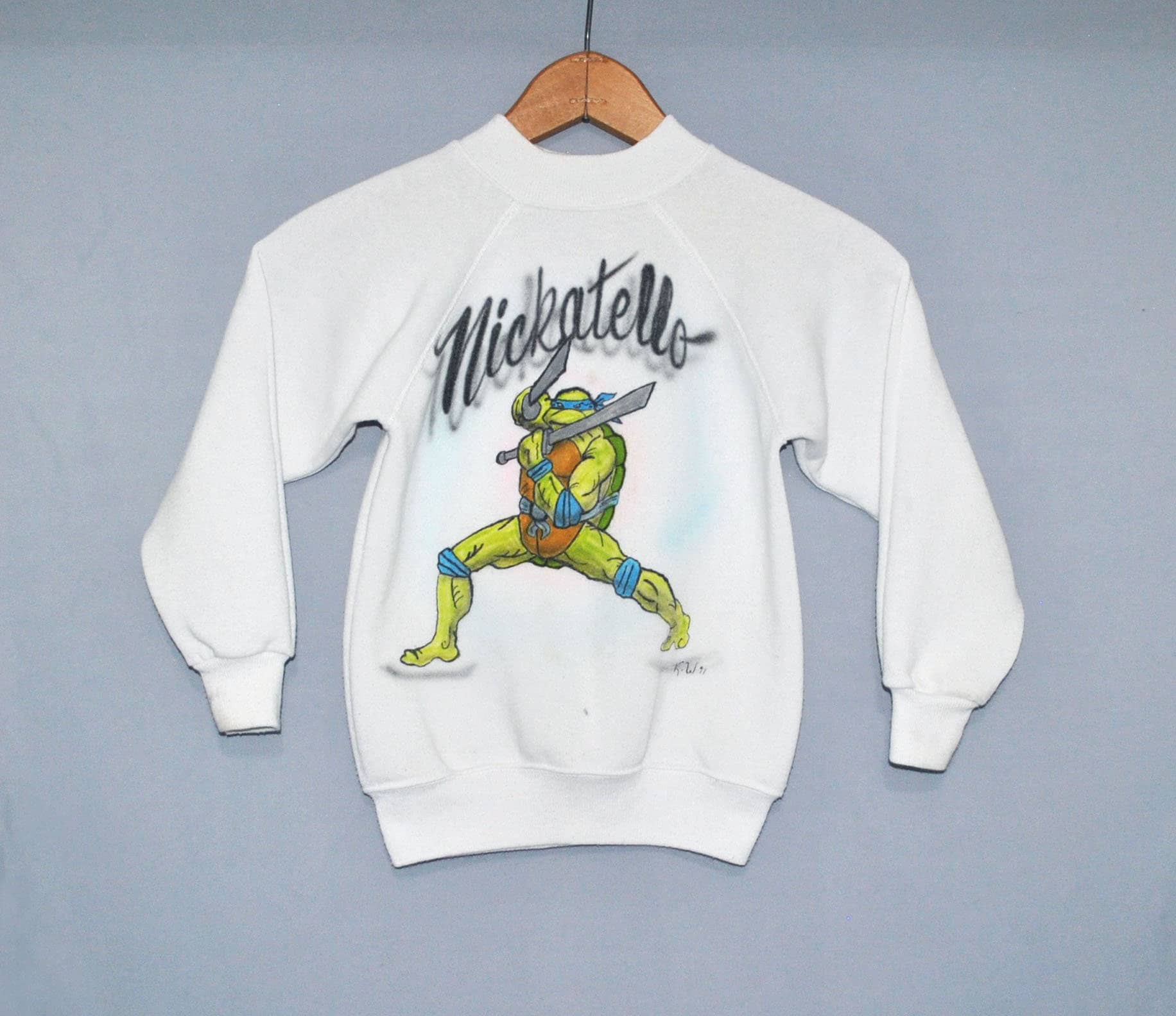 Vintage 90s Kids Ninja Turtles Sweatshirt Size Small 6-8 - Etsy
