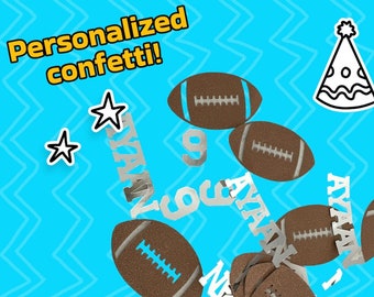 Custom Name Confetti | Personalized Confetti Birthday Bridal Baby Shower Graduation...