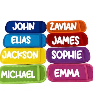 Personalized Popsicle Holder Sleeve - Birthday summer party favors - popsicle ice pop Holders, end of year gifts, kids koozie, summer gifts