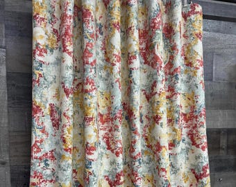 Curtains out of Covington Takashi Multi 100 - Pair of 2 panels - Extra wide , extra long available - 4000+ fabrics at BestFabricStore.com