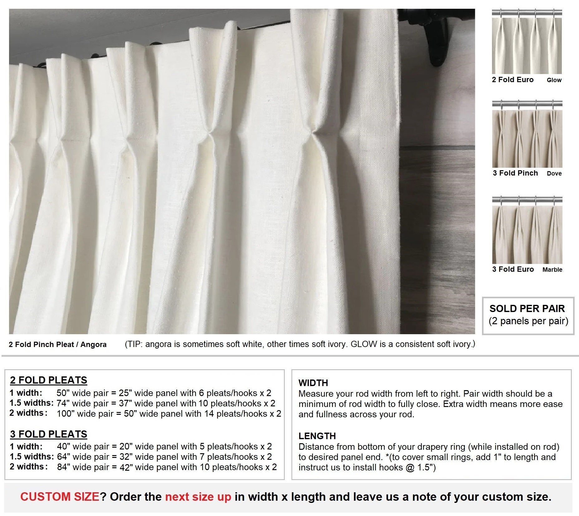 Pinch Pleating Curtains (The Easy Way) - Lantern Lane Designs