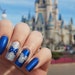 cmiller331 reviewed Disney-bound Blue and Holo Custom Press-on Nails