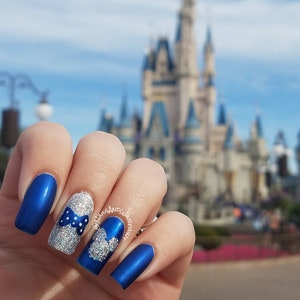 Disney -bound Mickey Mouse Custom Press-on Nails