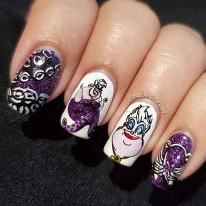 Disney Princess and/or Villain Custom Press on Nails - OPEN FOR MORE!