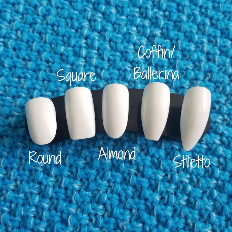 Disney-bound Blue and Holo Custom Press-on Nails image 1