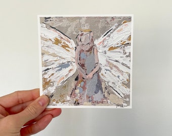 Peace Be With You PRINT, Army of Angel Collection, abstract angel