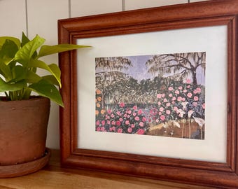 In the Garden Art Print: Jesus, Garden of Eden, Wildflower Nature