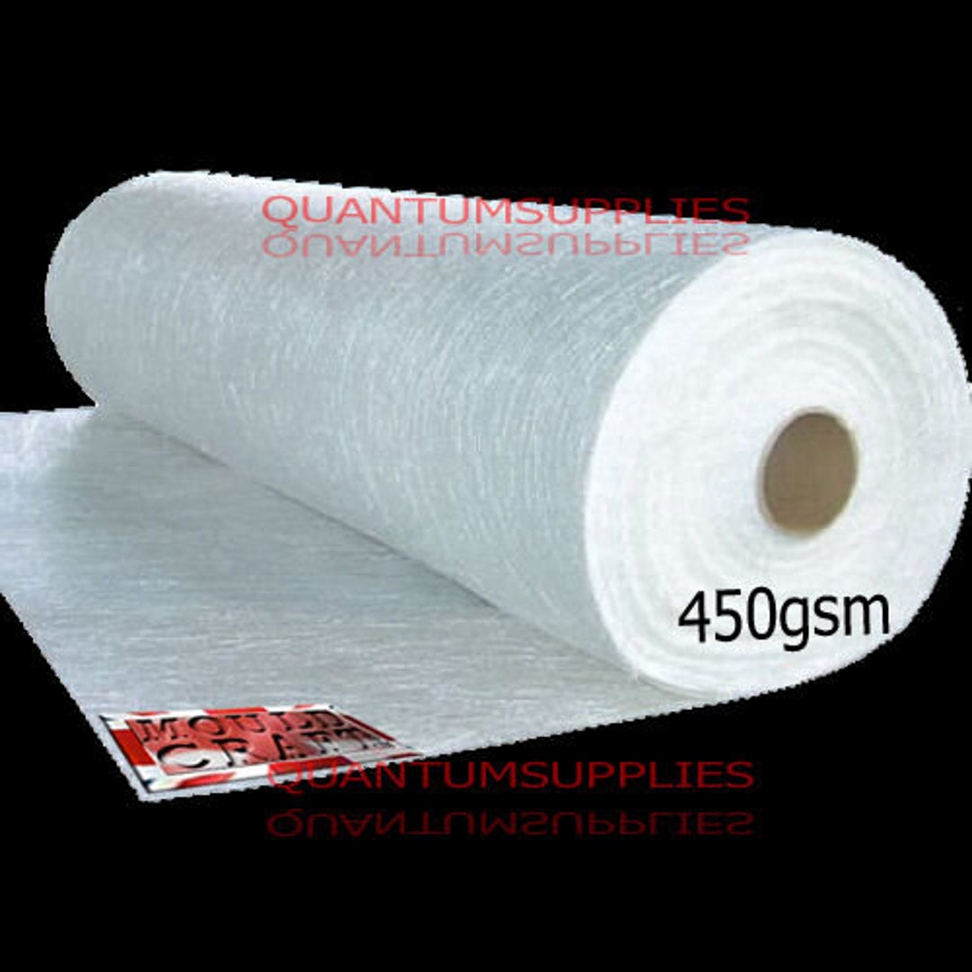 450gm Chopped Strand Mat Fibreglass Matting 50mtr X1mtr Etsy