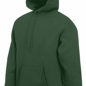thumbnail image 2 of Fruit Of The Loom Men's Plain Hooded Sweatshirt - Blank Pullover Hoodie, 80% Cotton, Long Sleeve 2 of 4