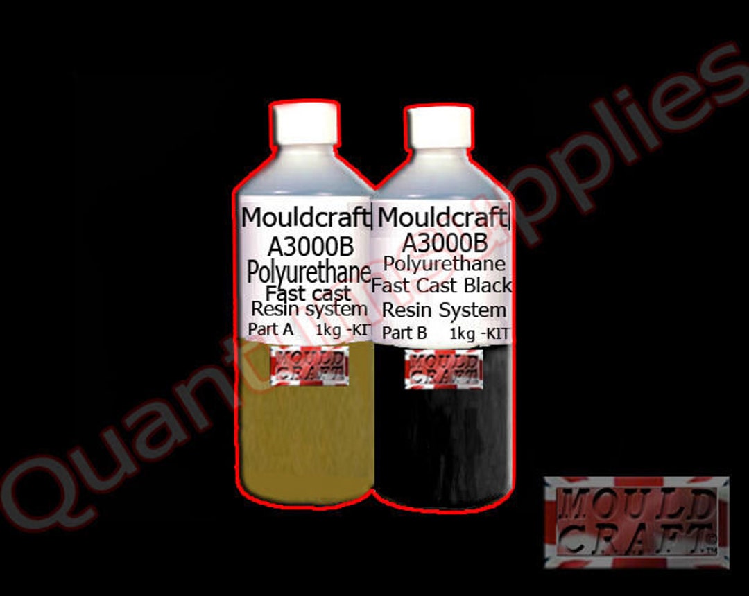 Mouldcraft A3000b 2kg Black Fast Cast Polyurethane Liquid Plastic ...