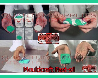Mouldcraft Fast-Sil 25 100G Mould Making Silicone Putty Rtv Food Safe Sugarcraft