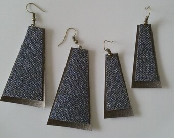 The Jubilee Earrings - Denim