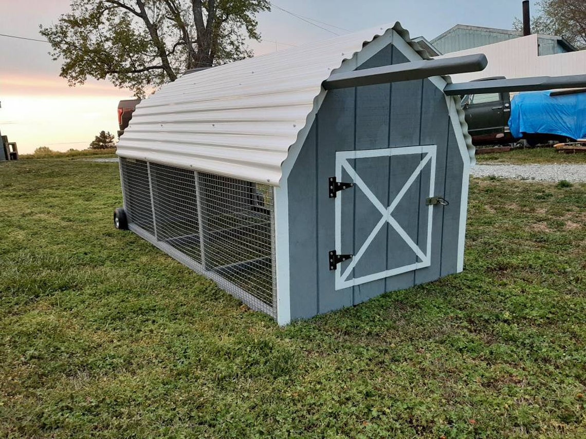 Mobile chicken coop Etsy