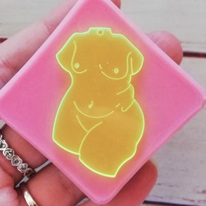 Silikonform „Frauenbüste“ für Kreationen aus Harz und Fimo