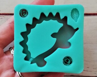 Hedgehog Shaker silicone mold for resin creations