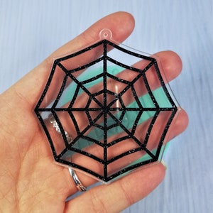 Spiderweb silicone mold for resin and polymer clay creations