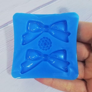 Bows silicone mold for resin and polymer clay creations