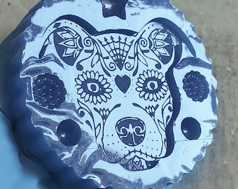 Pitbull silicone mold for resin and polymer clay creations