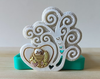 Tree of life Communion silicone mold for resin, plaster, polymer clay, soap and wax creations