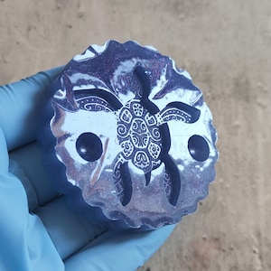 Turtle silicone mold for resin and polymer clay creations