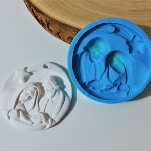 Christmas Nativity silicone mold for resin and jesmonite creations