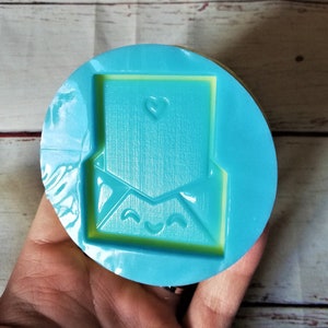 Molde de silicona Carta Sobre Kawaii para creaciones de resina y fimo