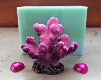 Molde de silicona de coral marino 3D para creaciones de resina y yeso